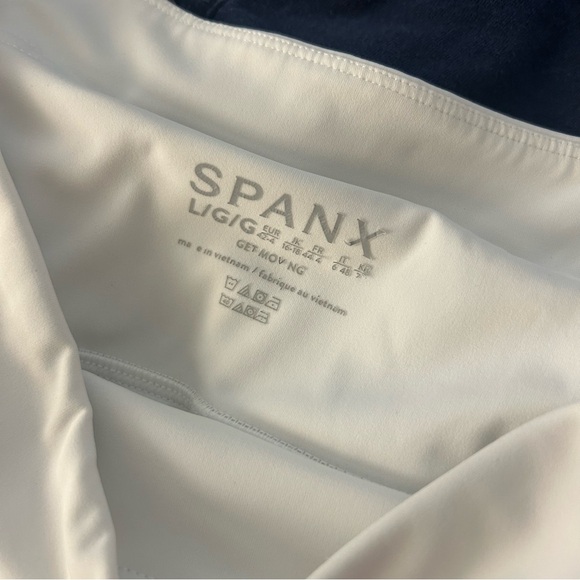 Spanx Get Moving Pleated White Skort - Picture 4 of 7